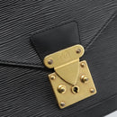 LOUIS VUITTON Epi Monceau 28 Hand Bag Black M52122 LV Auth BA14189-17
