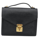 LOUIS VUITTON Epi Monceau 28 Hand Bag Black M52122 LV Auth BA14189-13