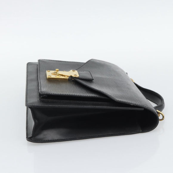 LOUIS VUITTON Epi Monceau 28 Hand Bag Black M52122 LV Auth BA14189