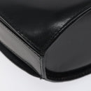 BALLY Shoulder Bag Leather Black Gold Auth BA1419-15