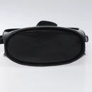 BALLY Shoulder Bag Leather Black Gold Auth BA1419-5