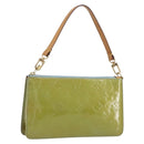 LOUIS VUITTON Monogram Vernis Lexington Pouch Baby Blue M91011 LV Auth BA14191A-1