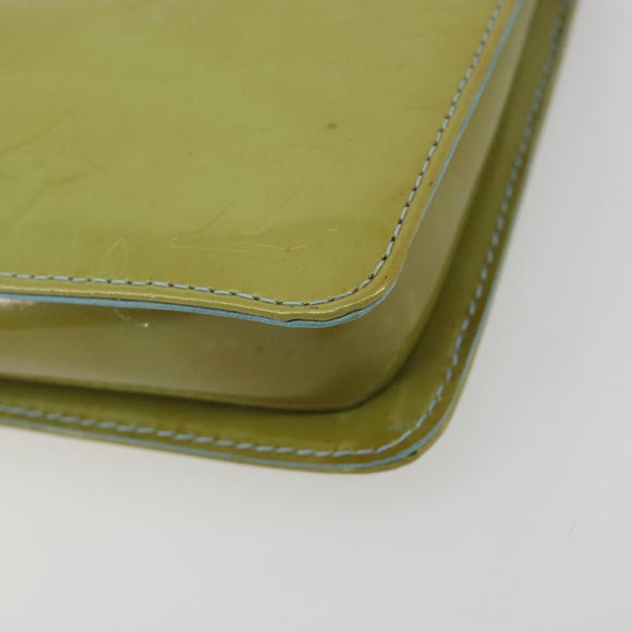 LOUIS VUITTON Monogram Vernis Lexington Pouch Baby Blue M91011 LV Auth BA14191A