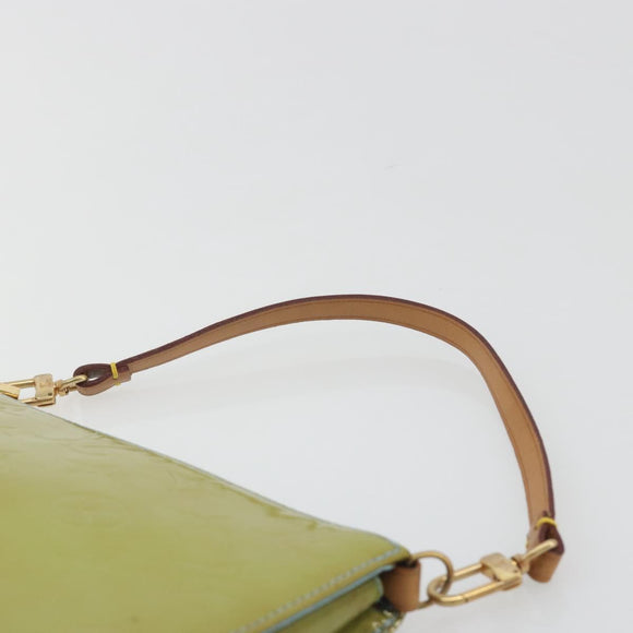 LOUIS VUITTON Monogram Vernis Lexington Pouch Baby Blue M91011 LV Auth BA14191A