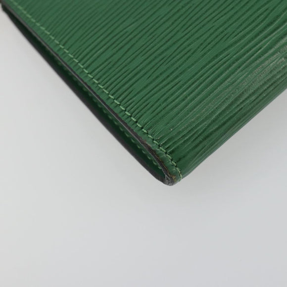 LOUIS VUITTON Epi Pochette Accessoires Accessory Pouch Green M52984 Auth BA14192