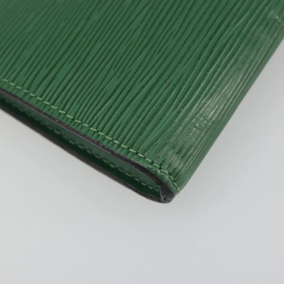 LOUIS VUITTON Epi Pochette Accessoires Accessory Pouch Green M52984 Auth BA14192