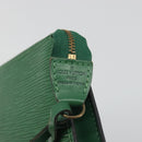 LOUIS VUITTON Epi Pochette Accessoires Accessory Pouch Green M52984 Auth BA14192-17
