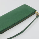 LOUIS VUITTON Epi Pochette Accessoires Accessory Pouch Green M52984 Auth BA14192-6