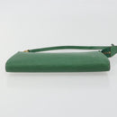 LOUIS VUITTON Epi Pochette Accessoires Accessory Pouch Green M52984 Auth BA14192-5
