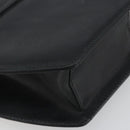 GUCCI Shoulder Bag Leather Black Gold Auth BA14193-13
