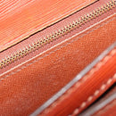 LOUIS VUITTON Epi Sellier Dragonne Clutch Bag Brown M52613 LV Auth BA14195-19