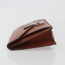 LOUIS VUITTON Epi Sellier Dragonne Clutch Bag Brown M52613 LV Auth BA14195-4