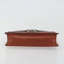 LOUIS VUITTON Epi Sellier Dragonne Clutch Bag Brown M52613 LV Auth BA14195-6