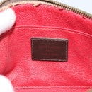 LOUIS VUITTON Damier Ebene Pochette Cosmetic PM Pouch N47516 LV Auth BA14196-9