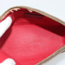 LOUIS VUITTON Damier Ebene Pochette Cosmetic PM Pouch N47516 LV Auth BA14196-10
