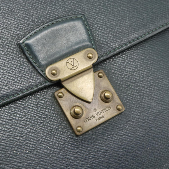 LOUIS VUITTON Taiga Pochette Kourad Clutch Bag Epicea M30194 LV Auth BA14197