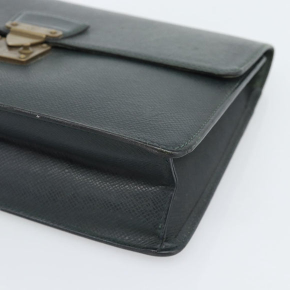 LOUIS VUITTON Taiga Pochette Kourad Clutch Bag Epicea M30194 LV Auth BA14197