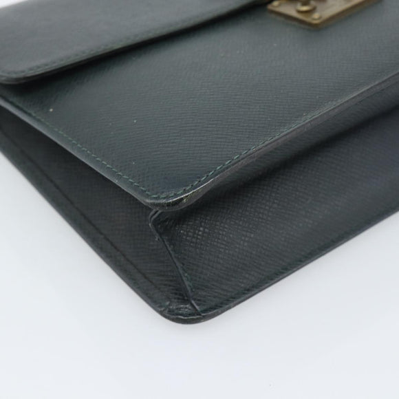LOUIS VUITTON Taiga Pochette Kourad Clutch Bag Epicea M30194 LV Auth BA14197
