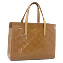 LOUIS VUITTON Monogram Vernis Catalina BB Rose Velours M90015 LV Auth BA14198-1