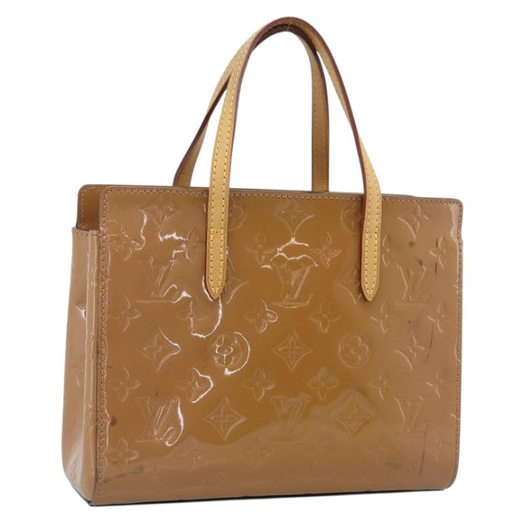 LOUIS VUITTON Monogram Vernis Catalina BB Rose Velours M90015 LV Auth BA14198