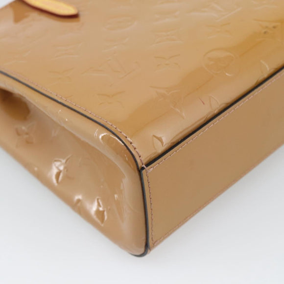 LOUIS VUITTON Monogram Vernis Catalina BB Rose Velours M90015 LV Auth BA14198