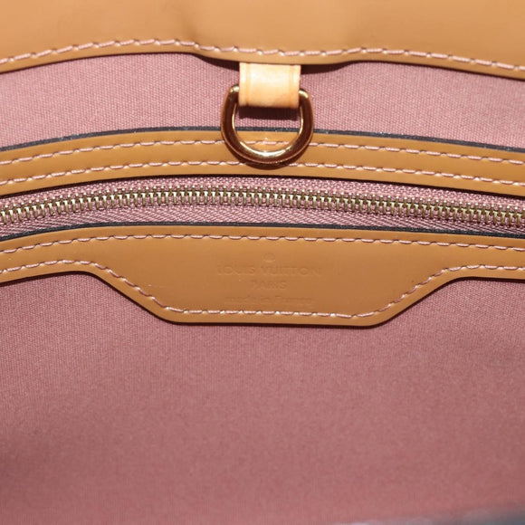 LOUIS VUITTON Monogram Vernis Catalina BB Rose Velours M90015 LV Auth BA14198