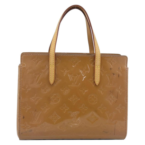 LOUIS VUITTON Monogram Vernis Catalina BB Rose Velours M90015 LV Auth BA14198