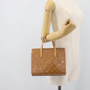 LOUIS VUITTON Monogram Vernis Catalina BB Rose Velours M90015 LV Auth BA14198-23