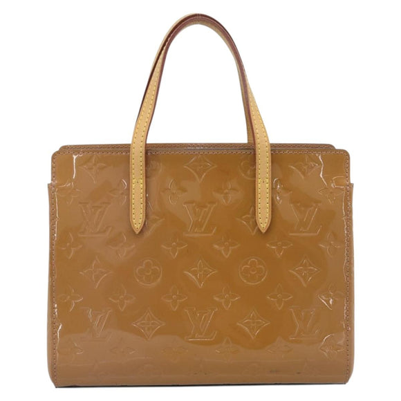 LOUIS VUITTON Monogram Vernis Catalina BB Rose Velours M90015 LV Auth BA14198