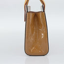 LOUIS VUITTON Monogram Vernis Catalina BB Rose Velours M90015 LV Auth BA14198-4