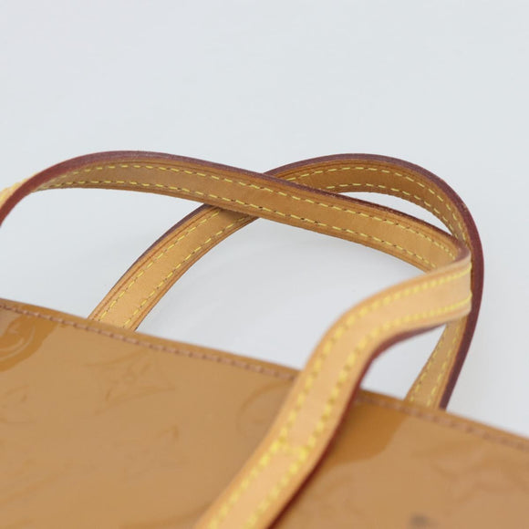 LOUIS VUITTON Monogram Vernis Catalina BB Rose Velours M90015 LV Auth BA14198