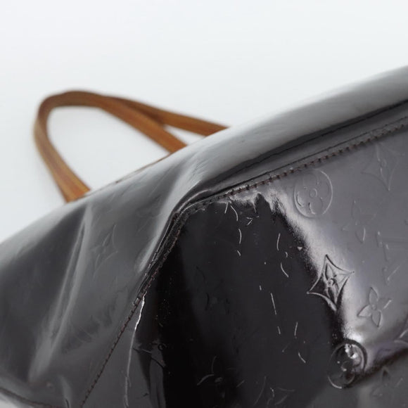 LOUIS VUITTON Monogram Vernis Bellevue GM Tote Bag Amarante M93589 Auth BA14199