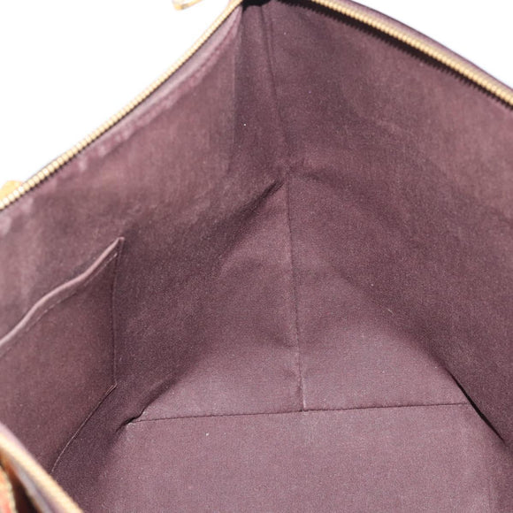 LOUIS VUITTON Monogram Vernis Bellevue GM Tote Bag Amarante M93589 Auth BA14199