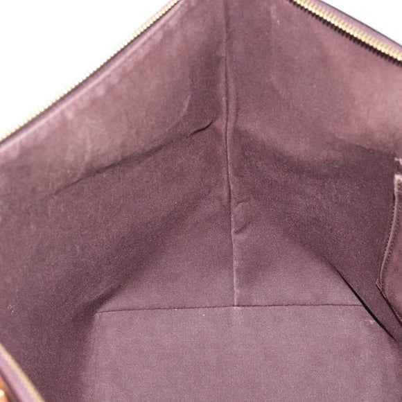 LOUIS VUITTON Monogram Vernis Bellevue GM Tote Bag Amarante M93589 Auth BA14199