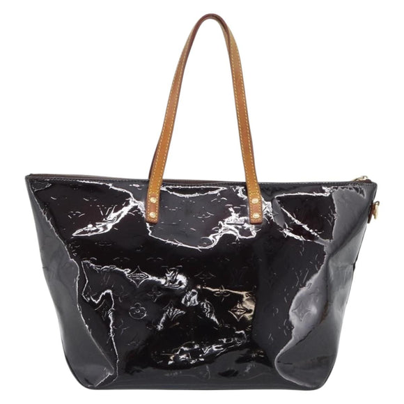 LOUIS VUITTON Monogram Vernis Bellevue GM Tote Bag Amarante M93589 Auth BA14199