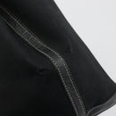 HERMES Garden Party PM Hand Bag Canvas Black Silver Auth BA14200-14