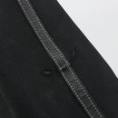 HERMES Garden Party PM Hand Bag Canvas Black Silver Auth BA14200-15