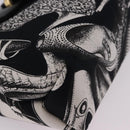 Salvatore Ferragamo Shoulder Bag Canvas Black Gold Auth BA14201A-10