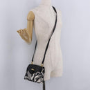 Salvatore Ferragamo Shoulder Bag Canvas Black Gold Auth BA14201A-22