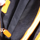 BVLGARI Logo Mania Tote Bag Nylon Black Orange Auth BA14208-11