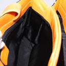 BVLGARI Logo Mania Tote Bag Nylon Black Orange Auth BA14208-18