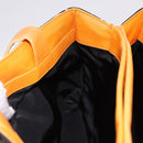 BVLGARI Logo Mania Tote Bag Nylon Black Orange Auth BA14208-21
