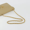 CHANEL Matelasse Chain Shoulder Bag Lamb Skin Beige Gold CC Auth BA14209A-7