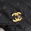 CHANEL Matelasse Waist bag Lamb Skin Red Gold CC Auth BA14211-17