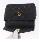 CHANEL Matelasse Waist bag Lamb Skin Red Gold CC Auth BA14211-8