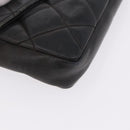 CHANEL Matelasse Waist bag Lamb Skin Red Gold CC Auth BA14211-7