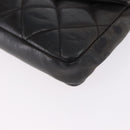 CHANEL Matelasse Waist bag Lamb Skin Red Gold CC Auth BA14211-14