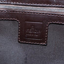 FENDI Zucca Canvas Mamma Baguette Shoulder Bag Brown Black Auth BA14215V-21