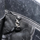 Salvatore Ferragamo Gancini Shoulder Bag Leather Black Silver Auth BA14216-20