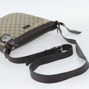 GUCCI GG Supreme Shoulder Bag PVC Beige Silver 148476 Auth BA14217-7